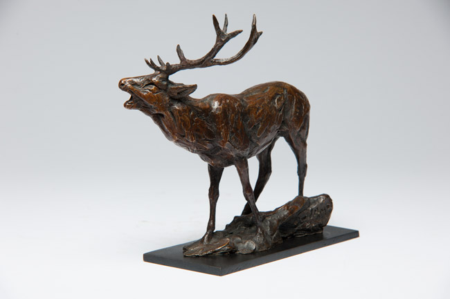Bronze Red Stag sculpture